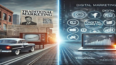 الفرق بين الماركتينج والديجيتال ماركتنج وكيف تختار الاستراتيجية الأنسب لعملك