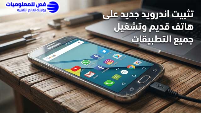 تثبيت اندرويد جديد على هاتف قديم
