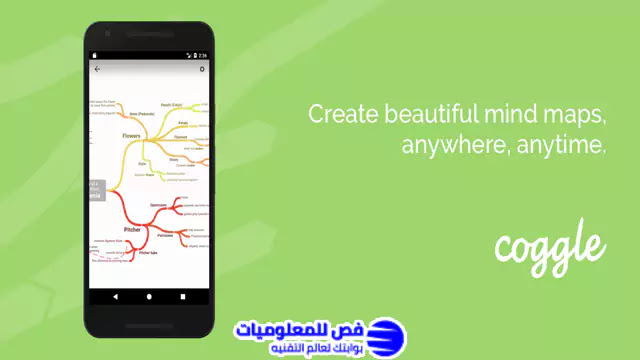 تطبيق Coggle لعمل الخرائط الذهنية