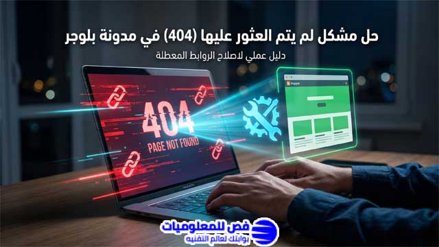 حل مشكل لم يتم العثور عليها (404) في مدونة بلوجر
