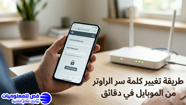 طريقة تغيير كلمة سر الراوتر من الموبايل
