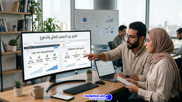ما الفرق بين الدومين المجاني والمدفوع